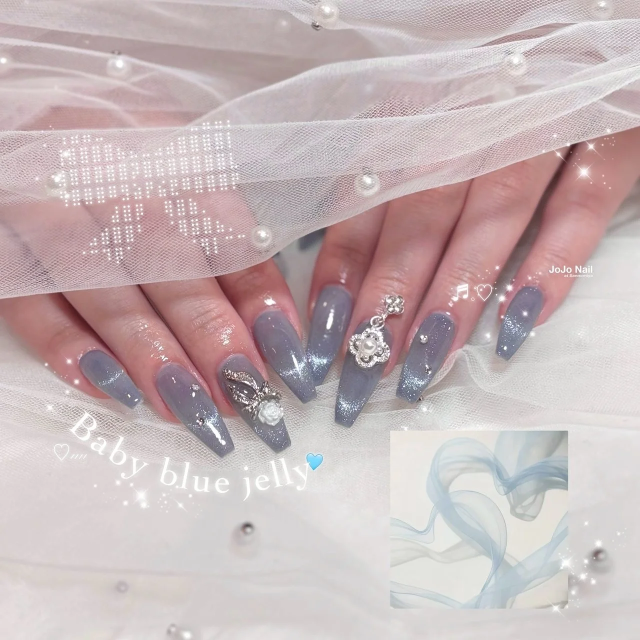 ブライダルネイル 作品04 | JOJO Nail at Sannomiya